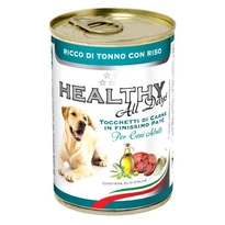 Healthy All Days Konzerv Paté Tonhal és Rizs 400 g, gluténmentes prémium konzerv