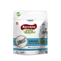Serrano Snacks Gabonamentes Jutalomfalat Kutyáknak Szardíniával 150 g, szuper prémium