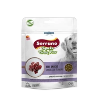 Serrano Snacks Gabonamentes Jutalomfalat Kutyáknak Marhahússal 150 g, szuper prémium