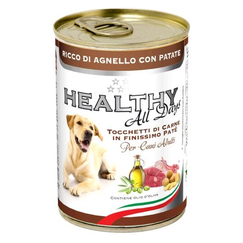 Healthy All Days Konzerv Paté Bárány és Burgonya 400 g, gluténmentes prémium konzerv