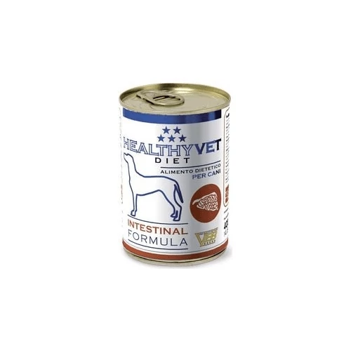 HEALTHY VET DIET DOG INTESTINAL - bélrendszer támogatására, felnőtt kutyáknak, 400 g konzerv szuper prémium