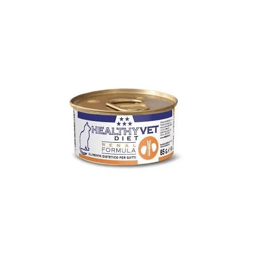 HEALTHY VET DIET CAT RENAL - vese támogatására, felnőtt macskáknak, 85 g konzerv szuper prémium