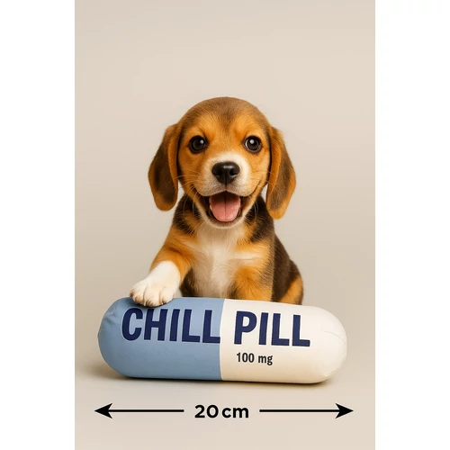 Kutyajáték Chill Pill Formájú Plüssjáték
