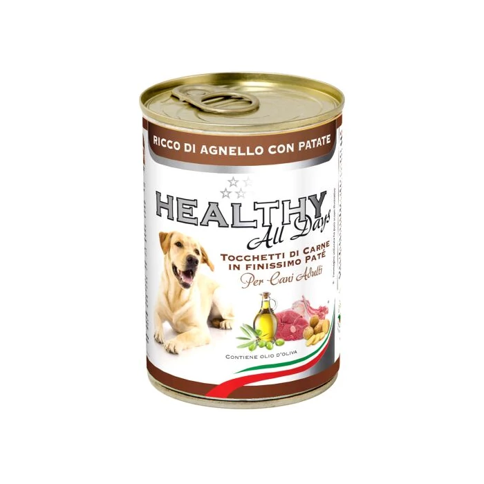 Healthy All Days Konzerv Paté Bárány és Burgonya 400 g, gluténmentes prémium konzerv