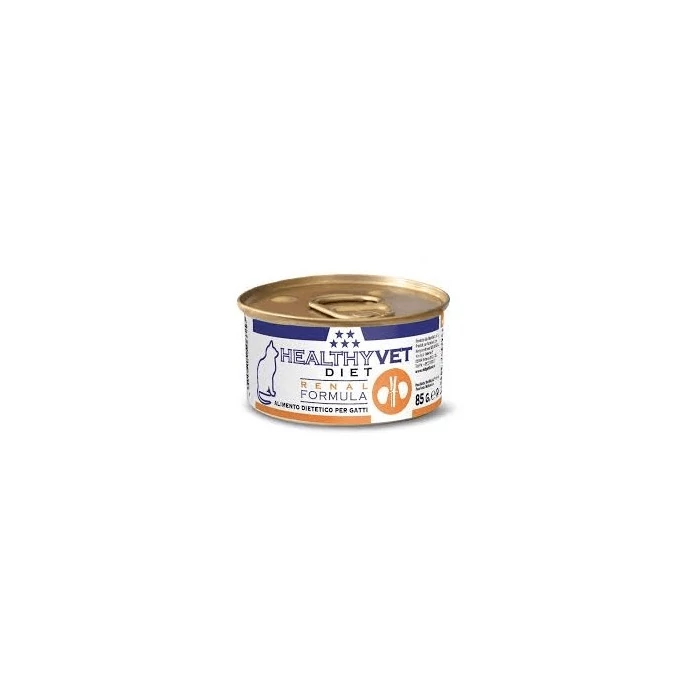 HEALTHY VET DIET CAT RENAL - vese támogatására, felnőtt macskáknak, 85 g konzerv szuper prémium
