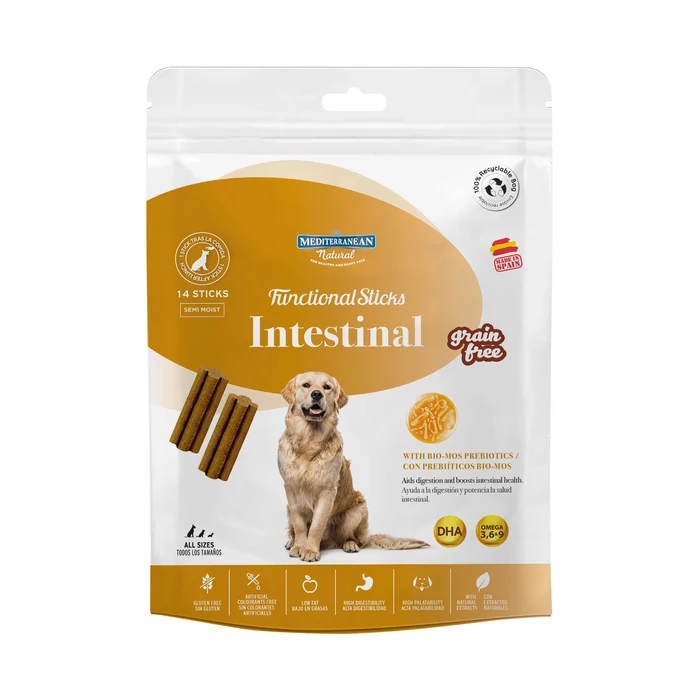Funkcionális Jutalomfalatok - Intestinal A Bélrendszeri zavarok ellen prebiotikumokkal  110 g