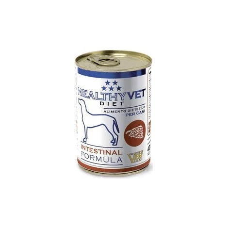 HEALTHY VET DIET DOG INTESTINAL - bélrendszer támogatására, felnőtt kutyáknak, 400 g konzerv