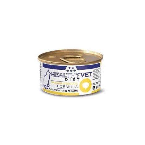 HEALTHY VET DIET CAT URINARY STRUVITE - a struvit kövek ellen, felnőtt macskáknak, 85 g konzerv